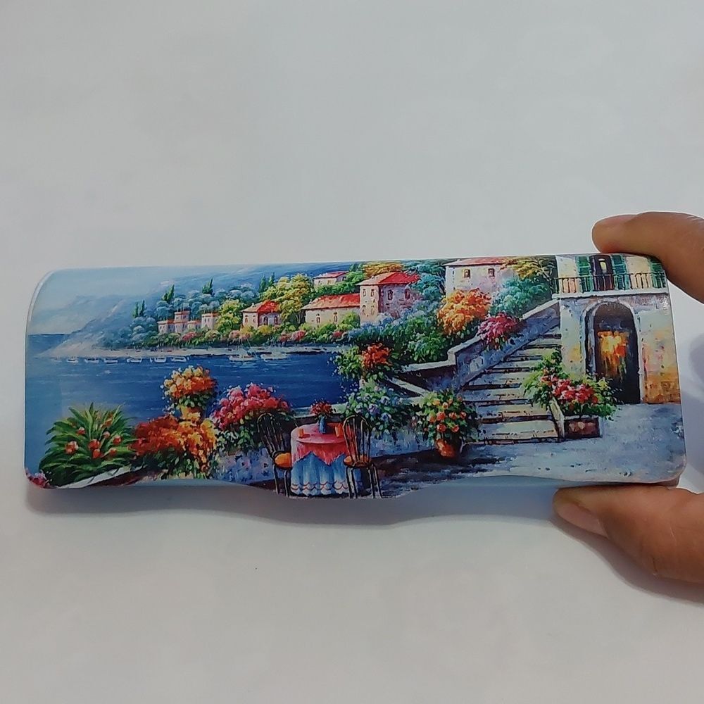 Summer Vibes Bright Print Cottage Core Eyeglasses Case - Picture 1 of 11